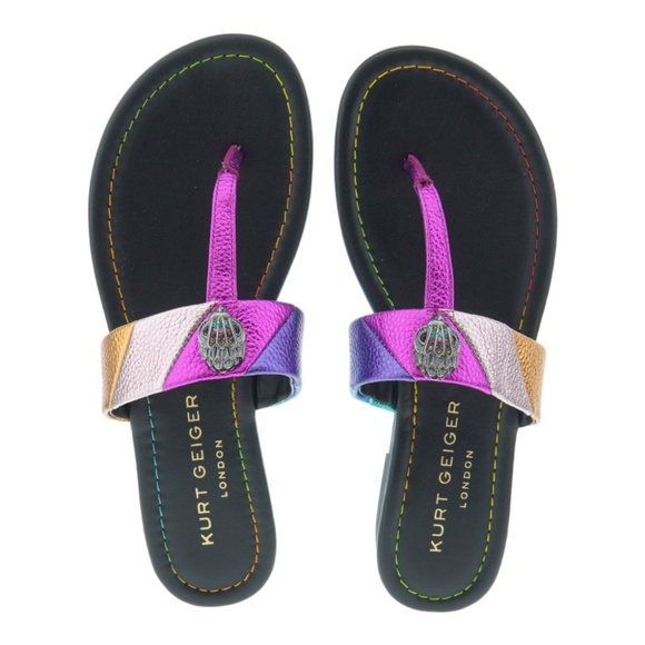 KURT GEIGER Women's Kensington T-Bar Sandal - Picture 4 of 5